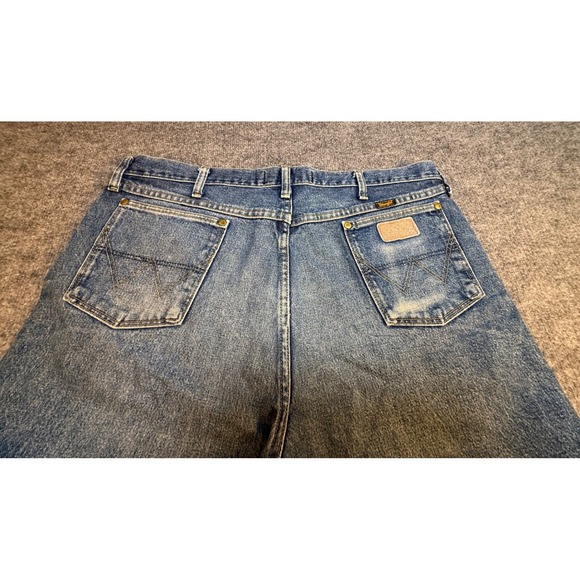Vintage Wrangler George Strait Cowboy Cut Mens Jeans Straight Leg Men 39x32 - Picture 9 of 11